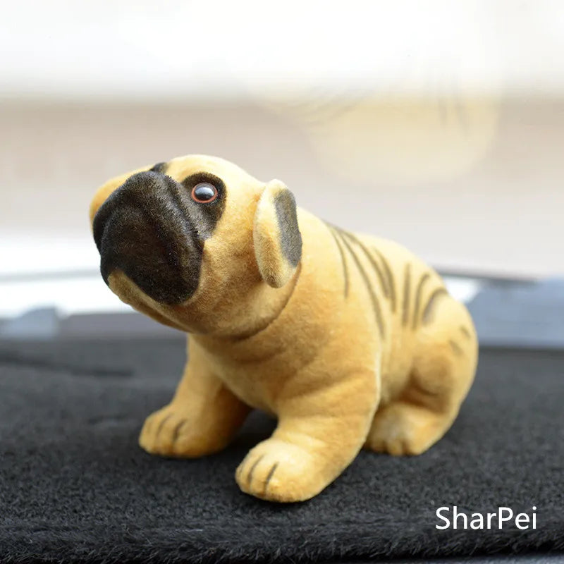 Dog souvenir car accessory detail