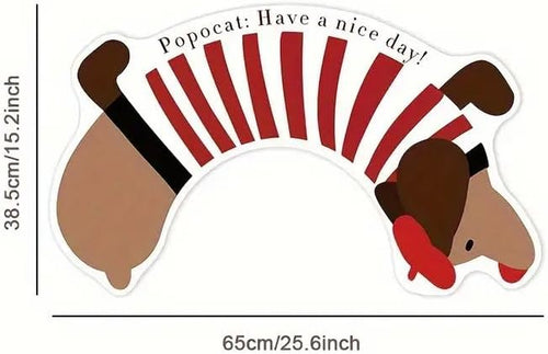 Dachshund Toilet U-Shaped Floor Mat, Bathroom Diatom Mud Quick-Drying Absorbent Non-Slip Splash-Proof Foot Mat, Toilet Sludge-Resistant